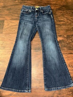 Old Navy Flare Girls Blue Jeans Pants 8 regular
